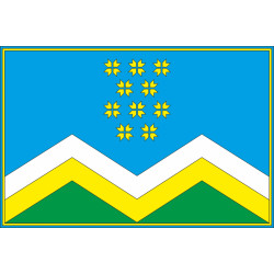 Флаг Селятинской ОТО Вижницкого района Черновицкой области Украины Флаг Селятинской ОТО Вижницкого района Черновицкой области Украины