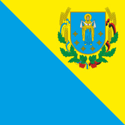 Флаг Кадубовецкой ОТО Черновицкого района Черновицкой области Украины. Вариант-01
