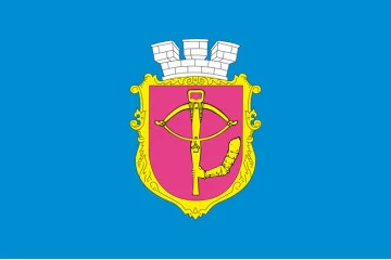 Прапор Подільського району міста Києва, Україна. Варіант-01