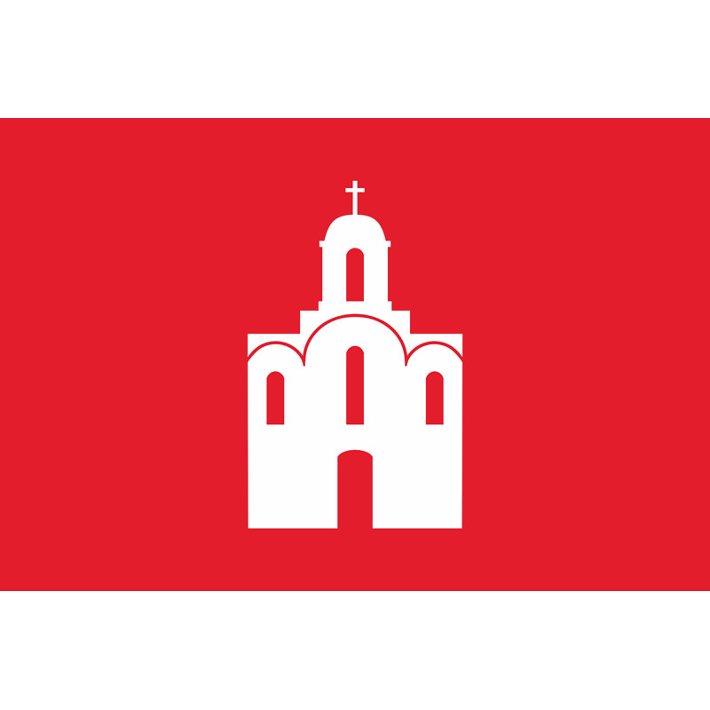 Прапор міста Біла Церква, Україна. Варіант-01 Прапор міста Біла Церква, Україна. Варіант-01