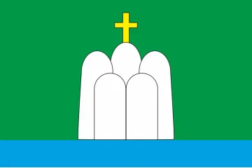 Флаг города Святогорск, Украина. Вариант-01