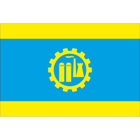 Флаг города Краматорск, Украина. Вариант-01
