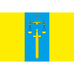 Прапор міста Овруч, Україна. Варіант-01