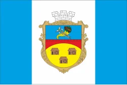 Прапор міста Білопілля, Україна. Варіант-02 Прапор міста Білопілля, Україна. Варіант-02