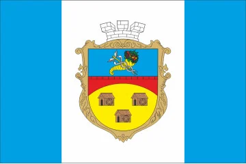 Прапор міста Білопілля, Україна. Варіант-02