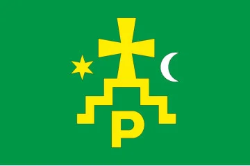 Флаг города Ромны, Украина. Вариант-01