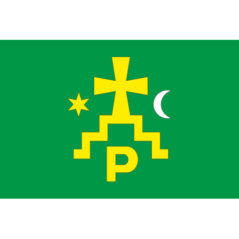 Флаг города Ромны, Украина. Вариант-01 Флаг города Ромны, Украина. Вариант-01