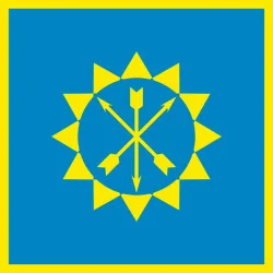 Прапор міста Хмельницький, Україна. Варіант-01 Прапор міста Хмельницький, Україна. Варіант-01