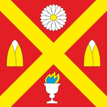Прапор міста Андрушівка, Україна. Варіант-02