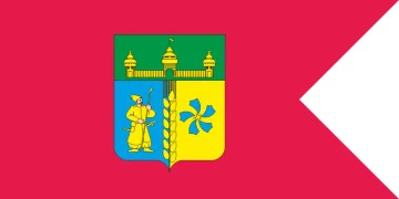 Прапор міста Барвінкове, Україна. Варіант-02