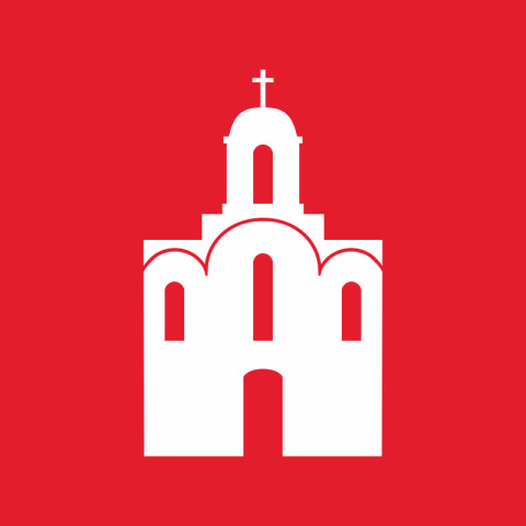 Прапор міста Біла Церква, Україна. Варіант-02 Прапор міста Біла Церква, Україна. Варіант-02
