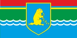 Прапор міста Бібрка, Україна. Варіант-02 Прапор міста Бібрка, Україна. Варіант-02