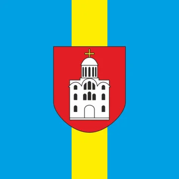 Прапор міста Володимира, Україна. Варіант-02