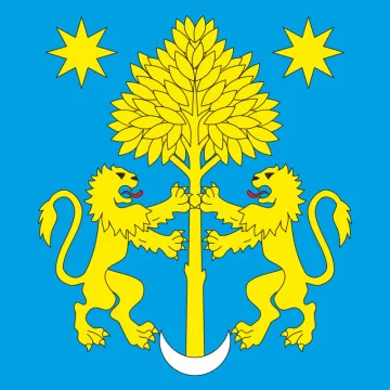 Флаг города Глиняны, Украина. Вариант-02 Флаг города Глиняны, Украина. Вариант-02