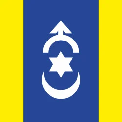 Прапор міста Дубно, Україна. Варіант-02 Прапор міста Дубно, Україна. Варіант-02