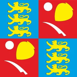 Прапор міста Жидачів, Україна. Варіант-02 Прапор міста Жидачів, Україна. Варіант-02