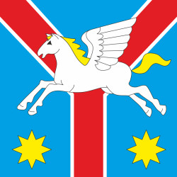 Прапор міста Жмеринка, Україна. Варіант-02 Прапор міста Жмеринка, Україна. Варіант-02