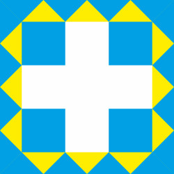 Прапор міста Збараж, Україна. Варіант-02