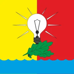 Прапор міста Зугрес, Україна. Варіант-02