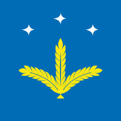 Прапор міста Каховка, Україна. Варіант-02