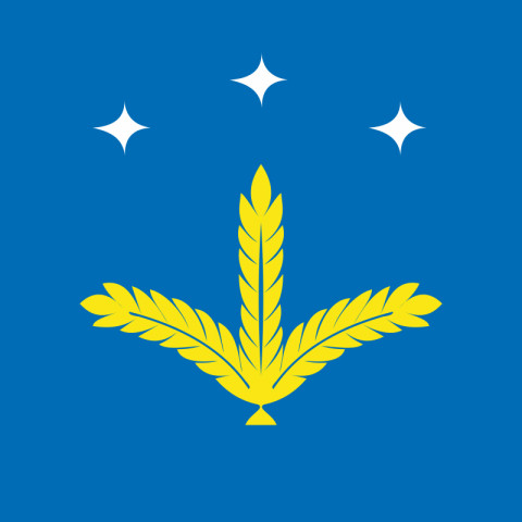 Прапор міста Каховка, Україна. Варіант-02 Прапор міста Каховка, Україна. Варіант-02