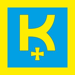 Прапор міста Комарно, Україна. Варіант-02 Прапор міста Комарно, Україна. Варіант-02