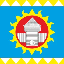 Флаг города Ладыжин, Украина. Вариант-02 Флаг города Ладыжин, Украина. Вариант-02