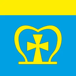 Флаг города Мостиска, Украина. Вариант-02 Флаг города Мостиска, Украина. Вариант-02