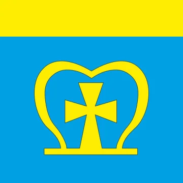 Флаг города Мостиска, Украина. Вариант-02 Флаг города Мостиска, Украина. Вариант-02