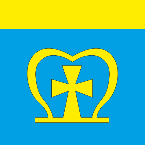 Прапор міста Мостиська, Україна. Варіант-02 Прапор міста Мостиська, Україна. Варіант-02