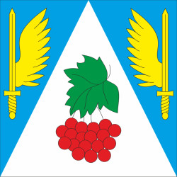 Флаг города Новый Калинов, Украина. Вариант-02 Флаг города Новый Калинов, Украина. Вариант-02