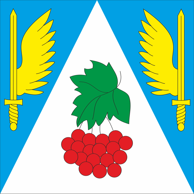 Флаг города Новый Калинов, Украина. Вариант-02 Флаг города Новый Калинов, Украина. Вариант-02