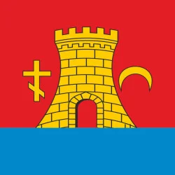 Флаг города Очаков, Украина. Вариант-02 Флаг города Очаков, Украина. Вариант-02