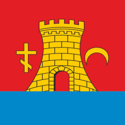 Прапор міста Очаків, Україна. Варіант-02