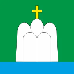 Прапор міста Святогірськ, Україна. Варіант-02 Прапор міста Святогірськ, Україна. Варіант-02