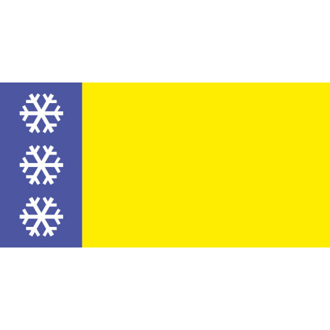 Прапор міста Сніжне, Україна. Варіант-02 Прапор міста Сніжне, Україна. Варіант-02