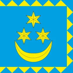 Прапор міста Теребовля, Україна. Варіант-02 Прапор міста Теребовля, Україна. Варіант-02