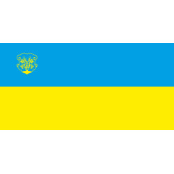 Прапор міста Ужгород, Україна. Варіант-02 Прапор міста Ужгород, Україна. Варіант-02