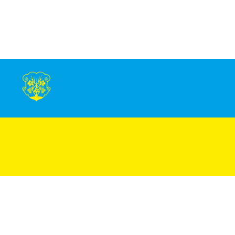 Прапор міста Ужгород, Україна. Варіант-02