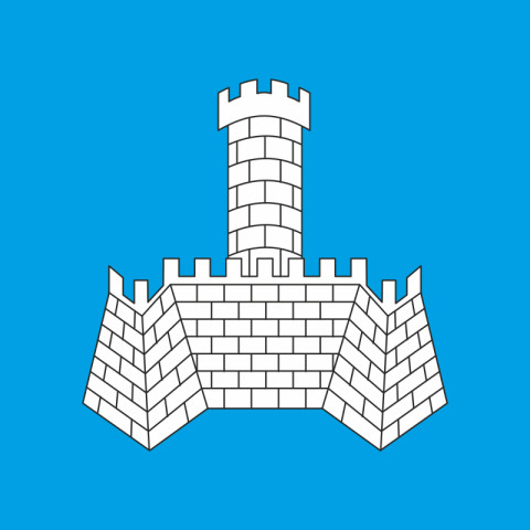 Прапор міста Хмільник, Україна. Варіант-02 Прапор міста Хмільник, Україна. Варіант-02