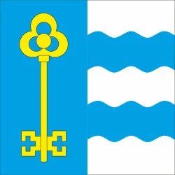 Флаг города Чоп, Украина. Вариант-02