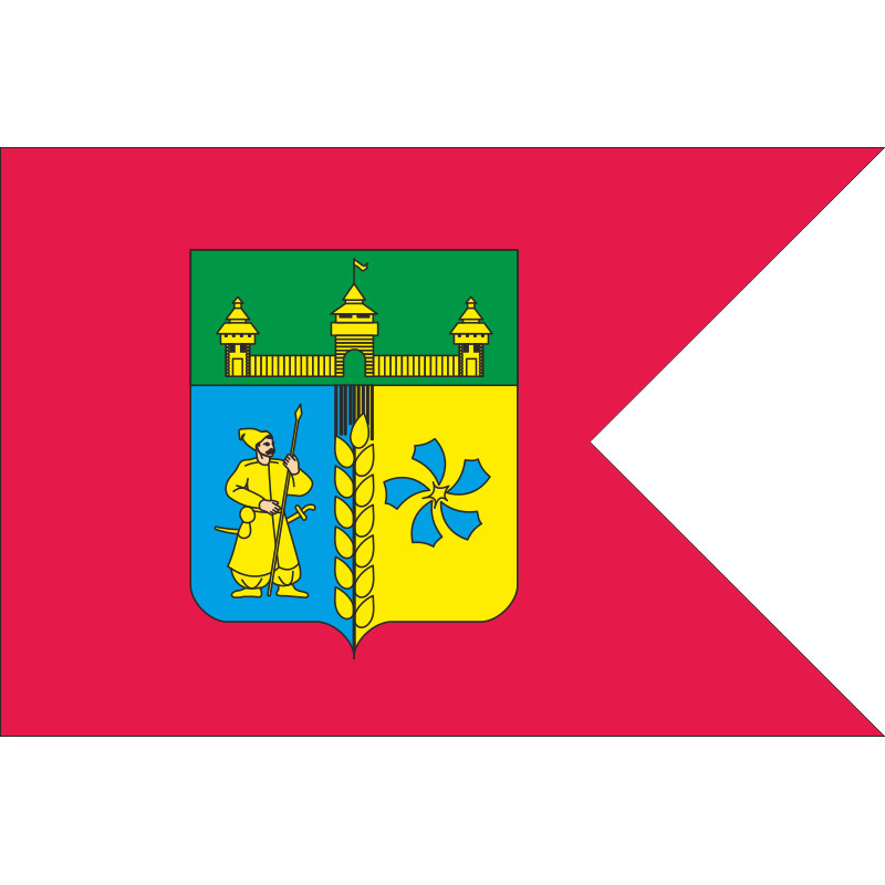 Прапор міста Барвінкове, Україна. Варіант-01 Прапор міста Барвінкове, Україна. Варіант-01