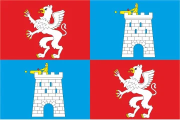 Прапор міста Белз, Україна. Варіант-01