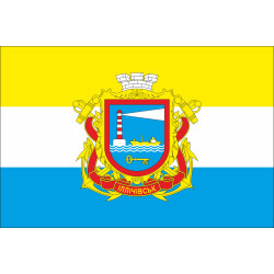 Прапор міста Чорноморськ, Україна (старий варіант)