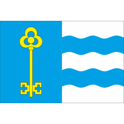Прапор міста Чоп, Україна. Варіант-01 Прапор міста Чоп, Україна. Варіант-01