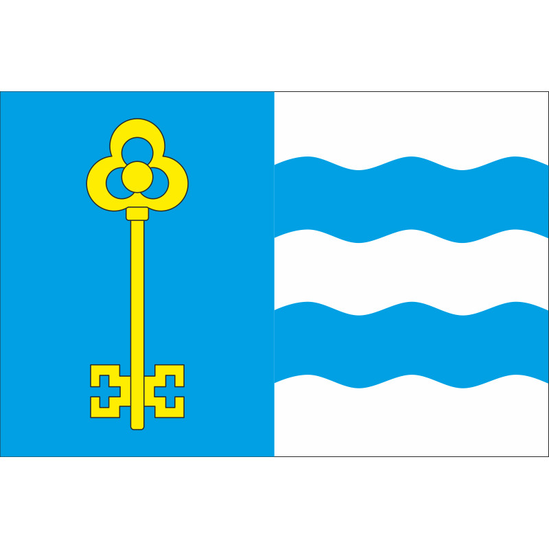 Прапор міста Чоп, Україна. Варіант-01 Прапор міста Чоп, Україна. Варіант-01