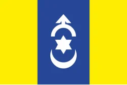 Прапор міста Дубно, Україна. Варіант-01 Прапор міста Дубно, Україна. Варіант-01