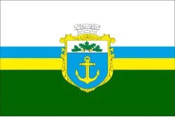Прапор міста Дубровиця, Україна. Варіант-01 Прапор міста Дубровиця, Україна. Варіант-01