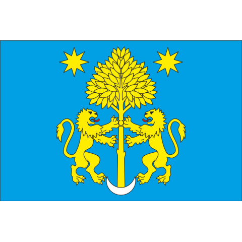 Флаг города Глиняны, Украина. Вариант-01 Флаг города Глиняны, Украина. Вариант-01