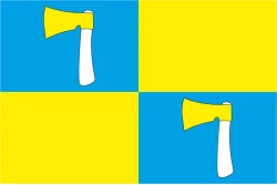 Прапор міста Хирів, Україна. Варіант-01 Прапор міста Хирів, Україна. Варіант-01